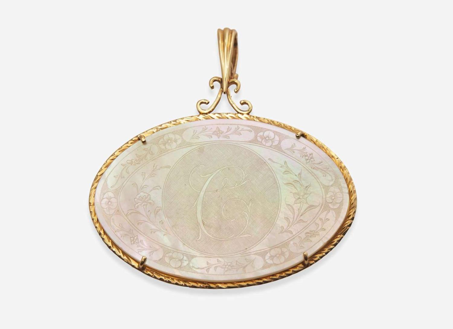 A 14K Yellow Gold, Lapis Lazuli, and Coral Necklace with Detachable Pendant