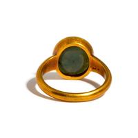 A Neoclassical Gold and Plasma Finger Ring with the Triumph of Psyche and Eros