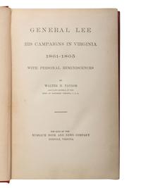 [ROBERT E. LEE]. A group of biographies about Robert E. Lee, comprising: