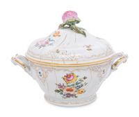A Continental Porcelain Tureen