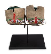 Cheyenne Beaded Hide Moccasins