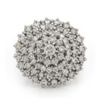 Diamond and White Gold Ring