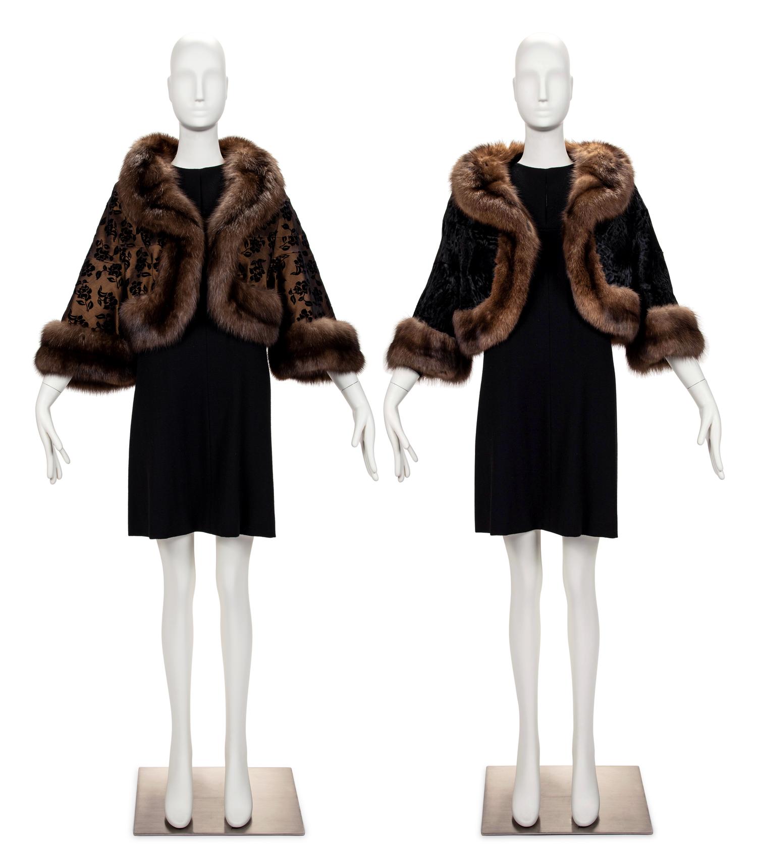 Two Mouratidis Fur Jackets