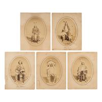 Identified Yankton Sioux Leaders. Washington, DC, ca 1867-1868