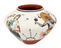 Pottery Jar with Dancers