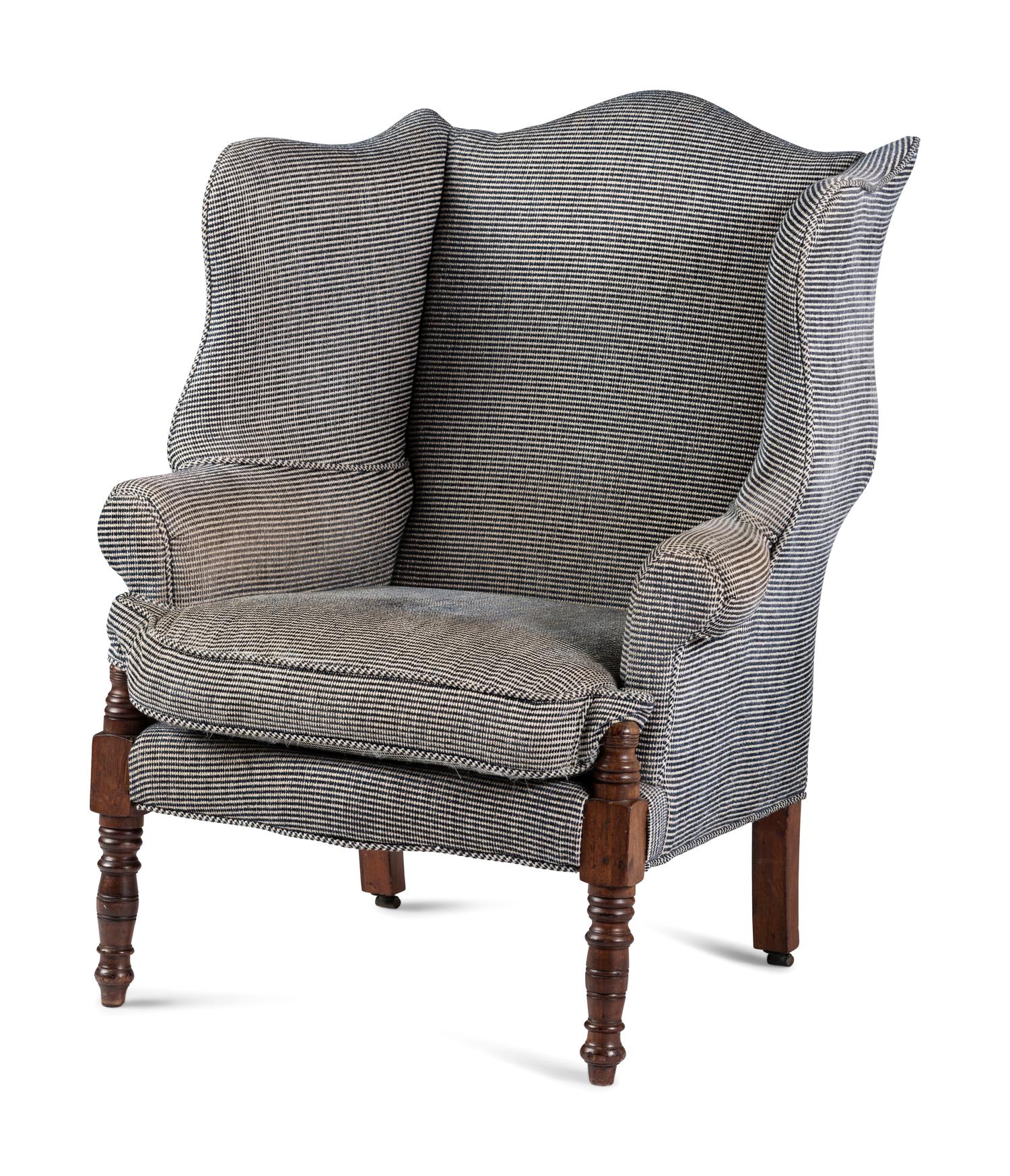 A Country Sheraton Wing Chair