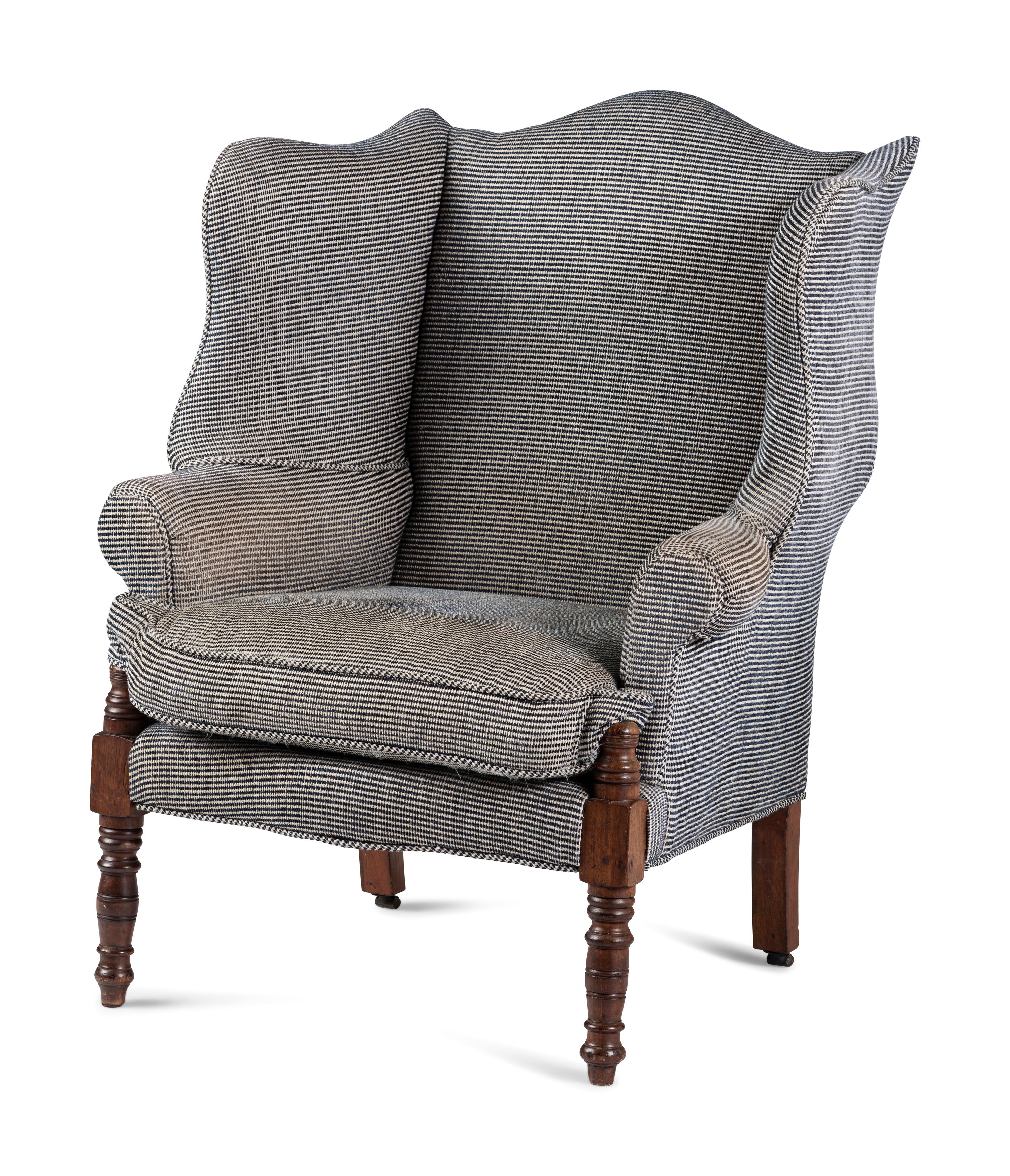 A Country Sheraton Wing Chair