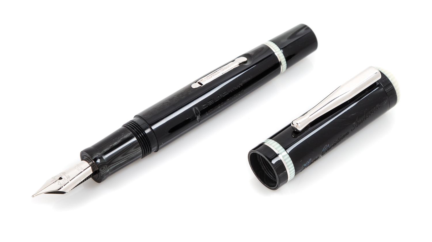 A Delta Hans Christian Andersen Limited Edition Fountain Pen and Ink Set