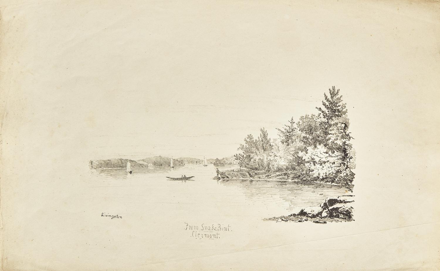 [Americana] Livingston, M(ontgomery). Views from the Hudson