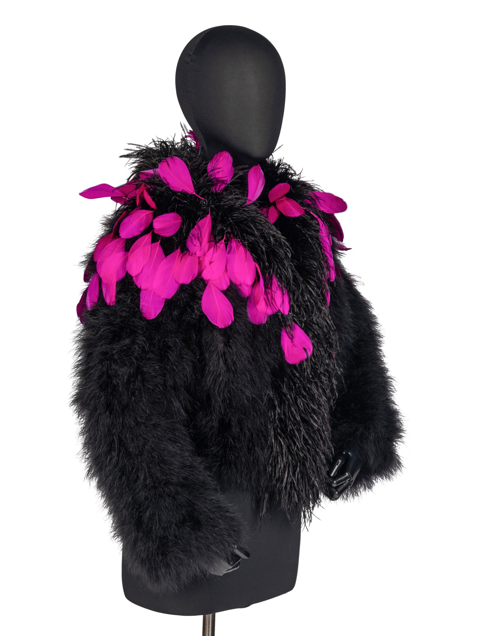 Bob Mackie Feather Coat