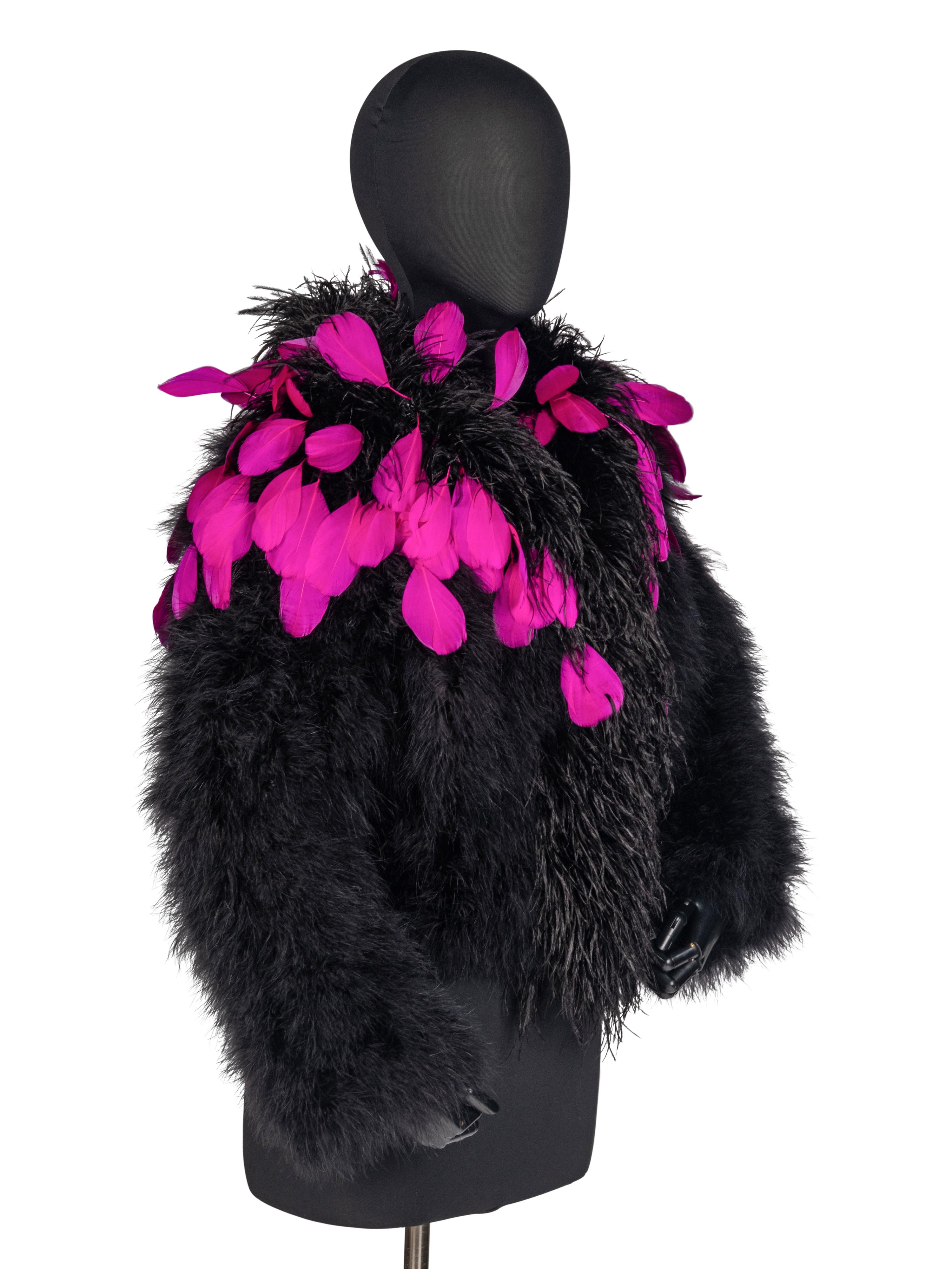 Bob Mackie Feather Coat