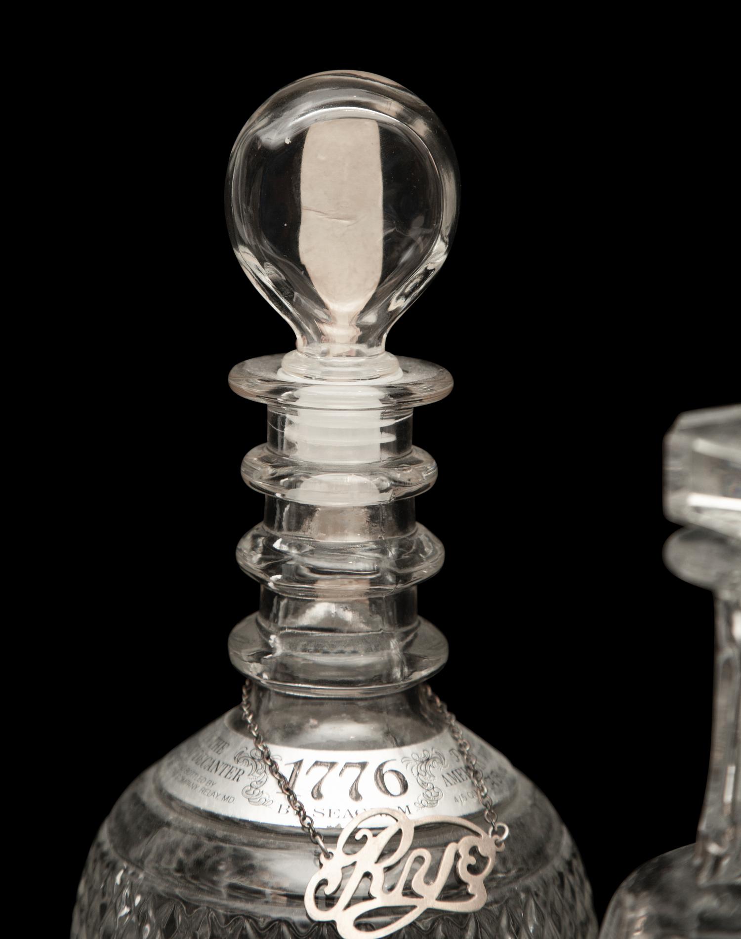 A Group of Seven Decanters by Baccarat and Tiffany & Co. — Early 20th Century