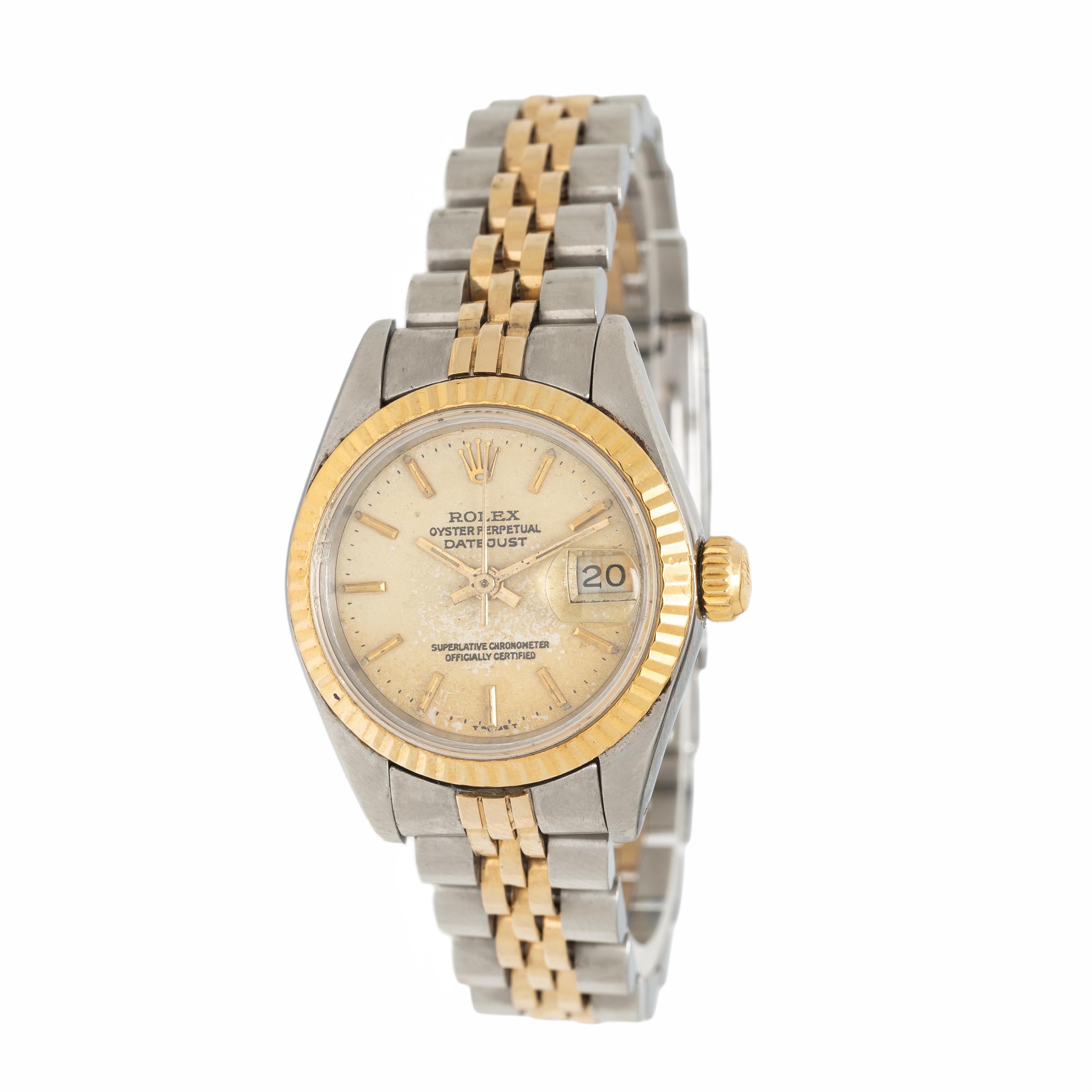 Rolex, Ref. 69160, Stainless Steel and 18K Yellow Gold 'Datejust' Watch