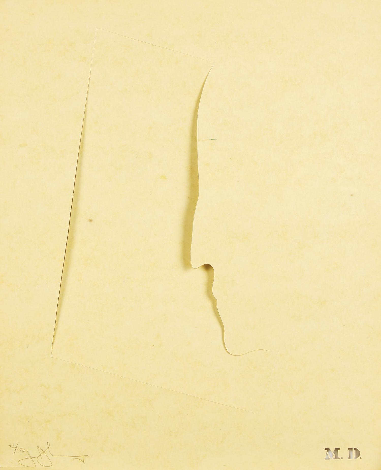 Jasper Johns (American, 1930) — M.D. (from Merce Cunningham ), 1974