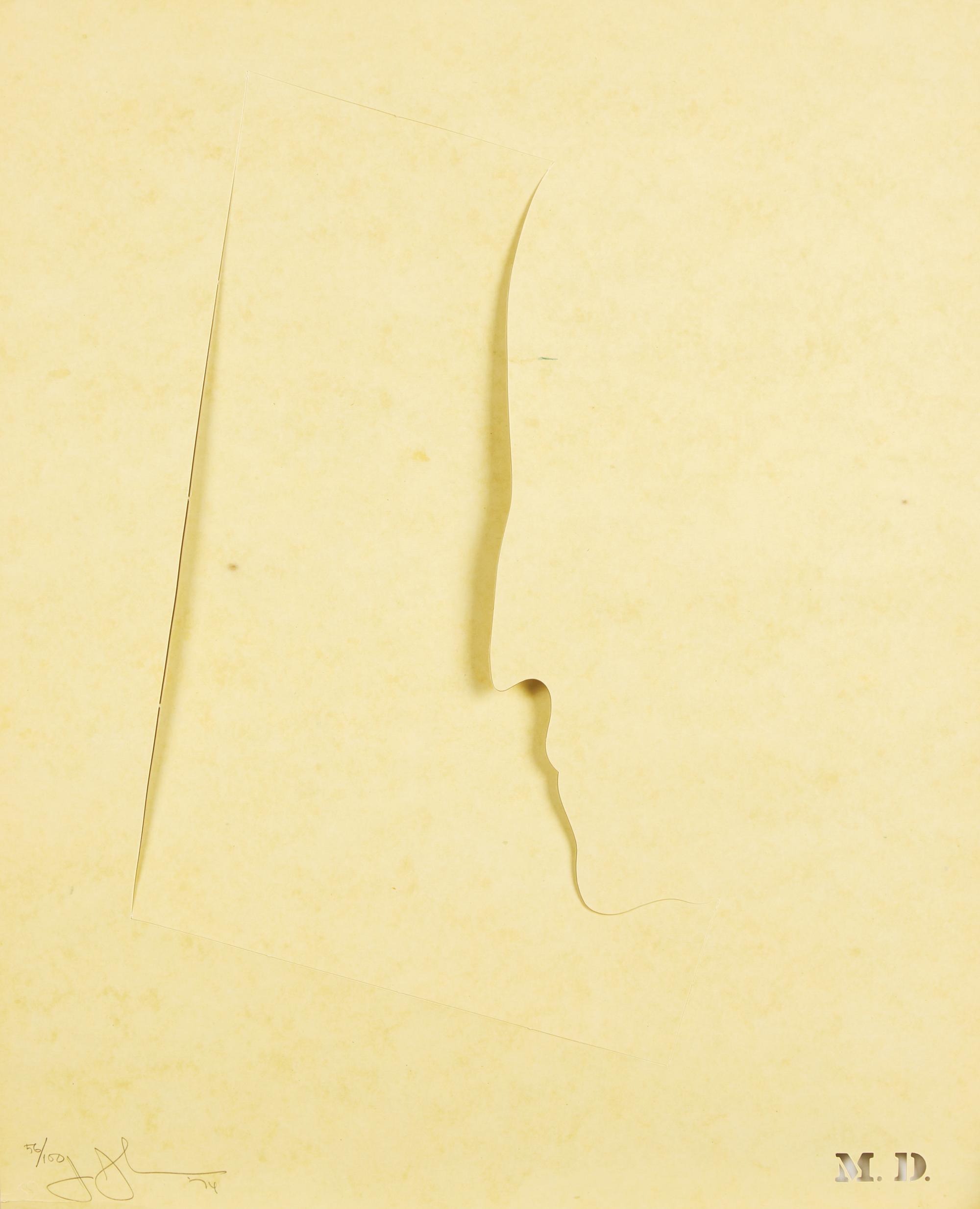 Jasper Johns (American, 1930) — M.D. (from Merce Cunningham ), 1974