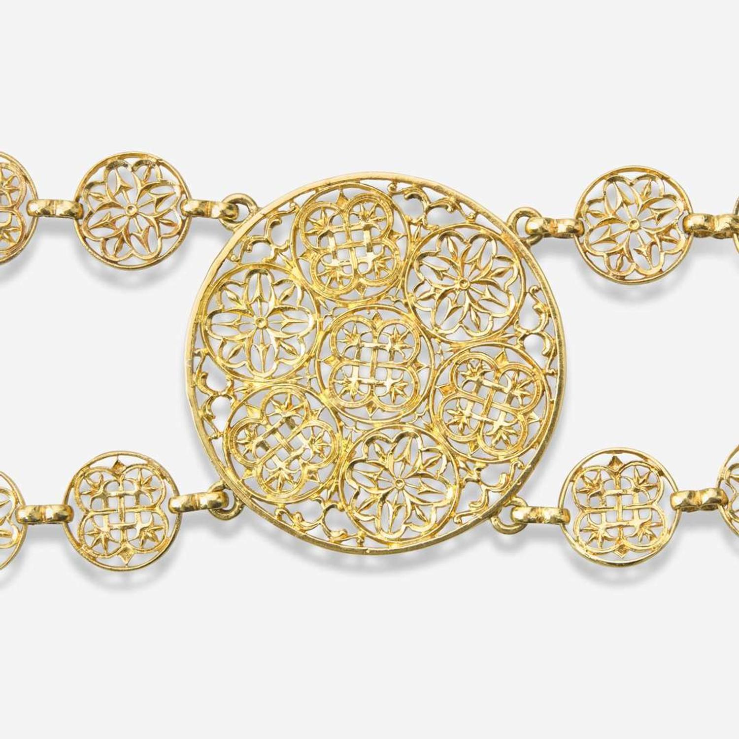 A 14K Yellow Gold Necklace