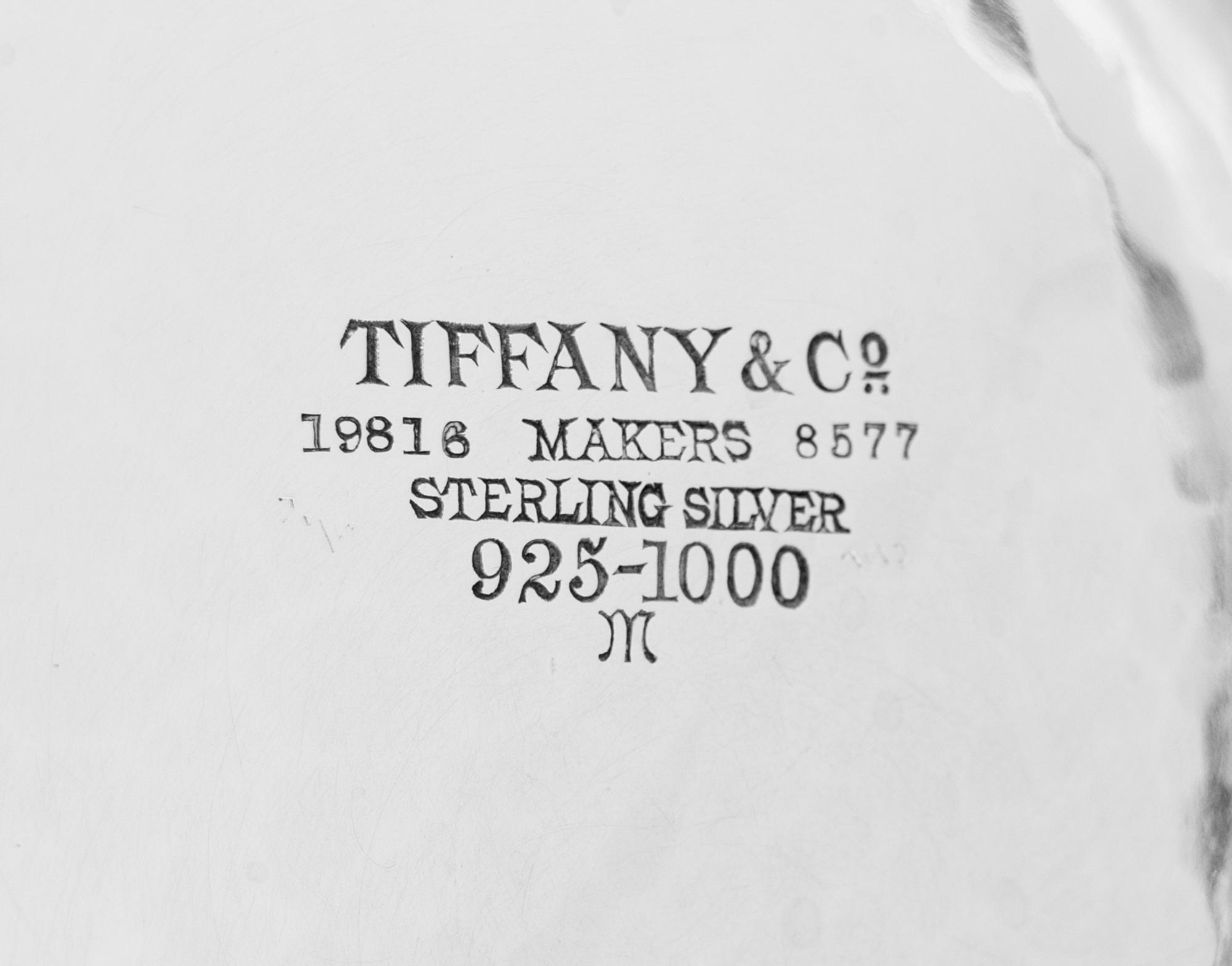 A Tiffany and Co. Silver Water Pitcher