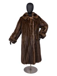 Birger Christensen Sable Fur Coat, 2000s