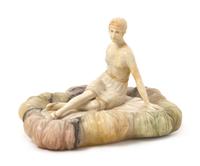 An Italian Alabaster Figure Height 11 1/2 inches. — 19TH/20TH CENTURY