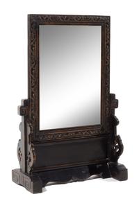 A Hardwood Mirror — 20TH CENTURY