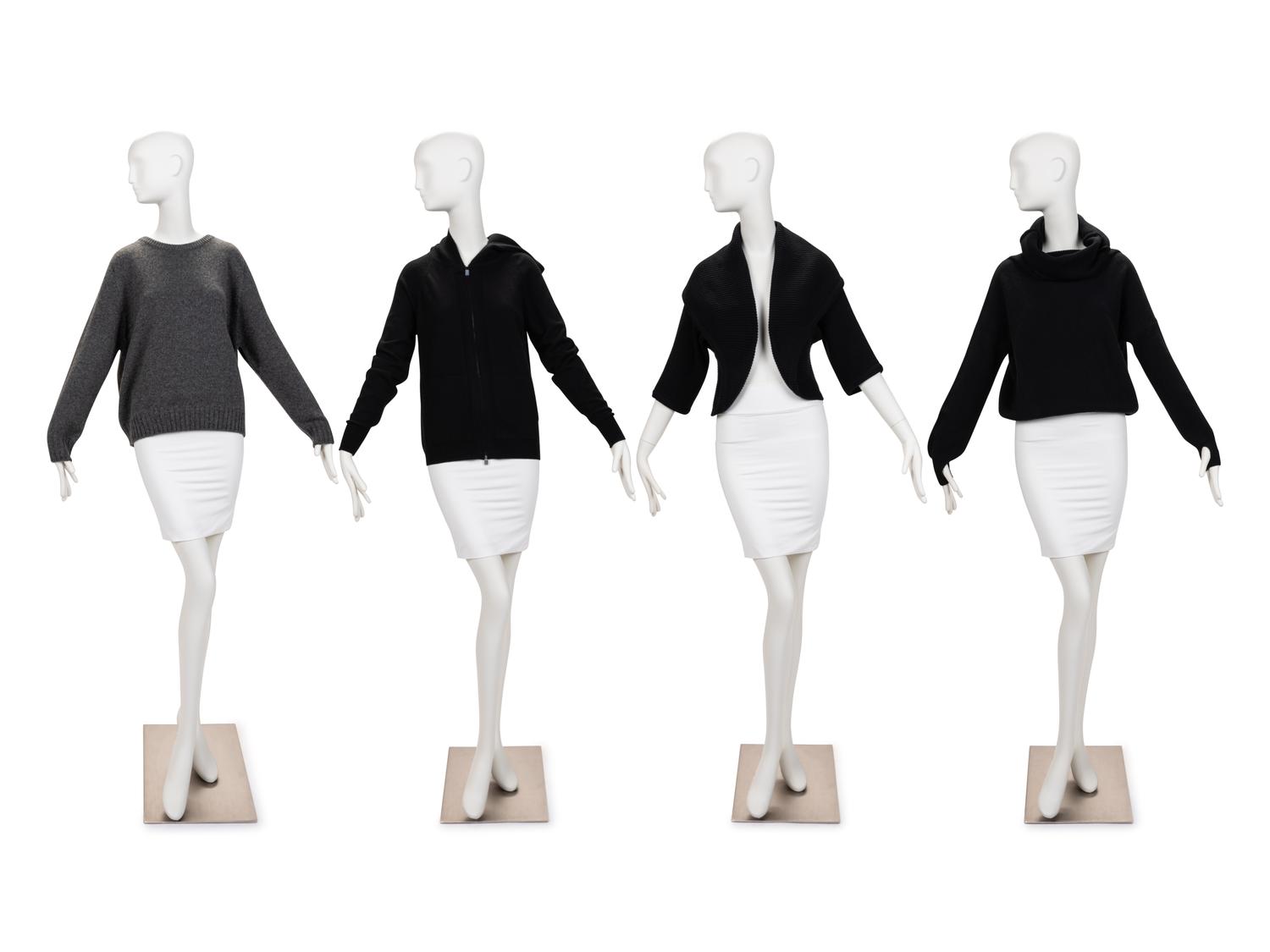 Four Designer Sweaters: Two Celine, One Loro Piana, One Hermès, 2000-20s