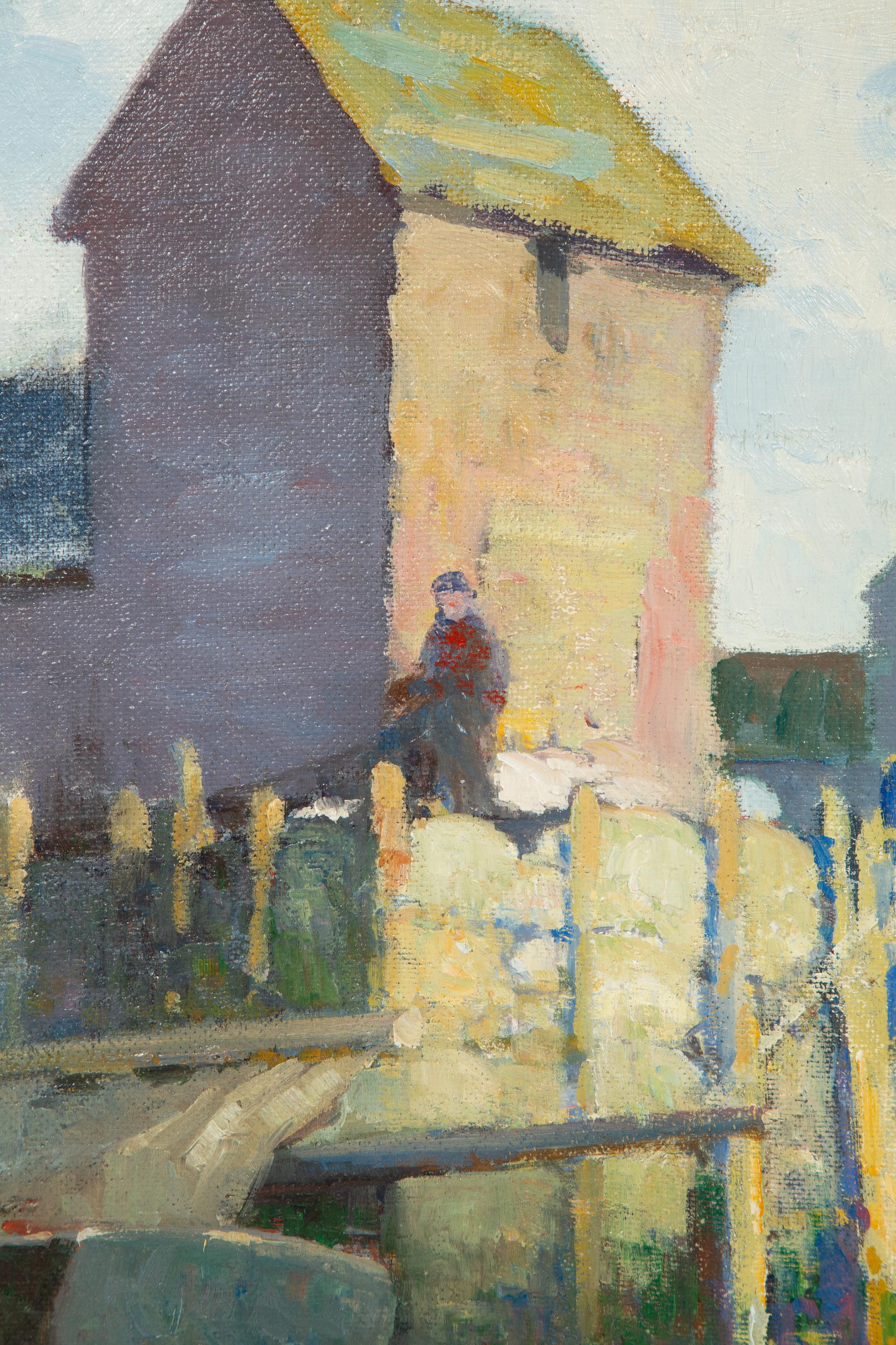View of a Harbor , 1927