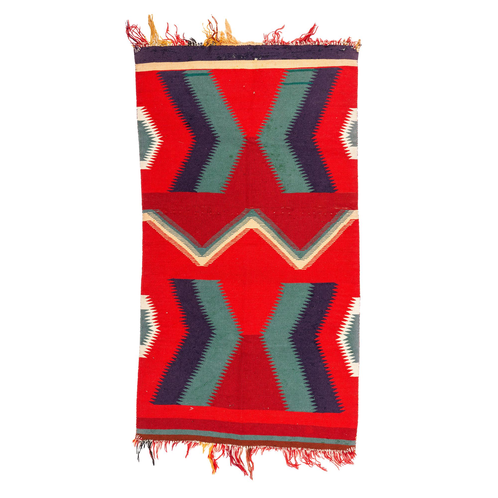 Navajo Germantown Double Saddle Blanket