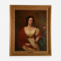 Wilhelm Trautschold (German, 1815-1877) Portrait of a Seated Lady
