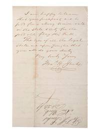 [SLAVERY & ABOLITION] -- [COCKRAN, Francis S. (1814-1886)]. Archive of letters to Maryland abolitionist and Underground Railroad supporter, comprising: