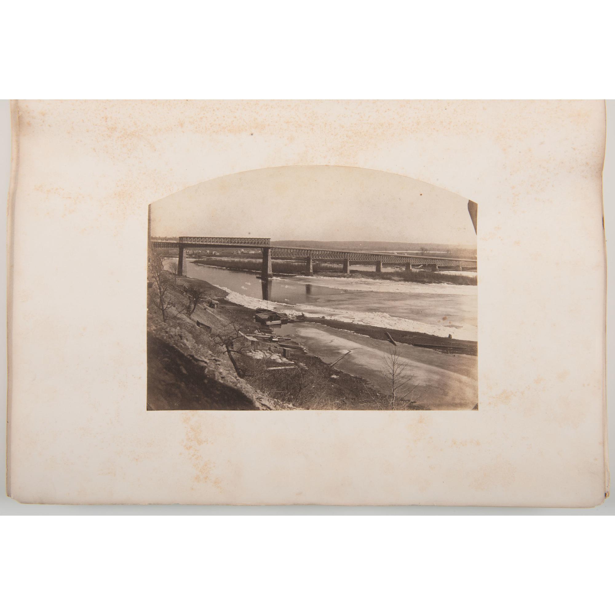 Joel Whitney, Exceptional Album Containing Large Format Photographs of Sioux Involved in the 1862 Minnesota Uprising