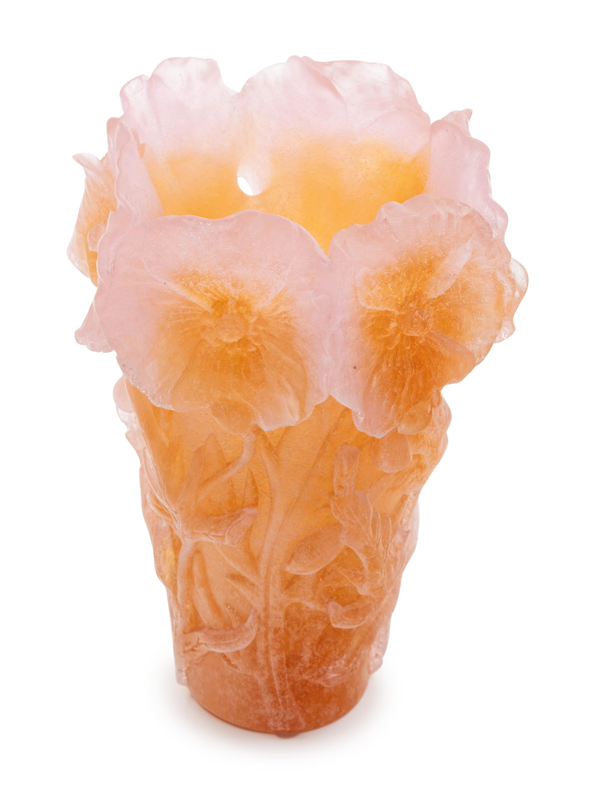 Four Daum Glass Articles