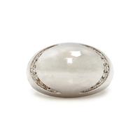 BULGARI, WHITE GOLD AND DIAMOND RING