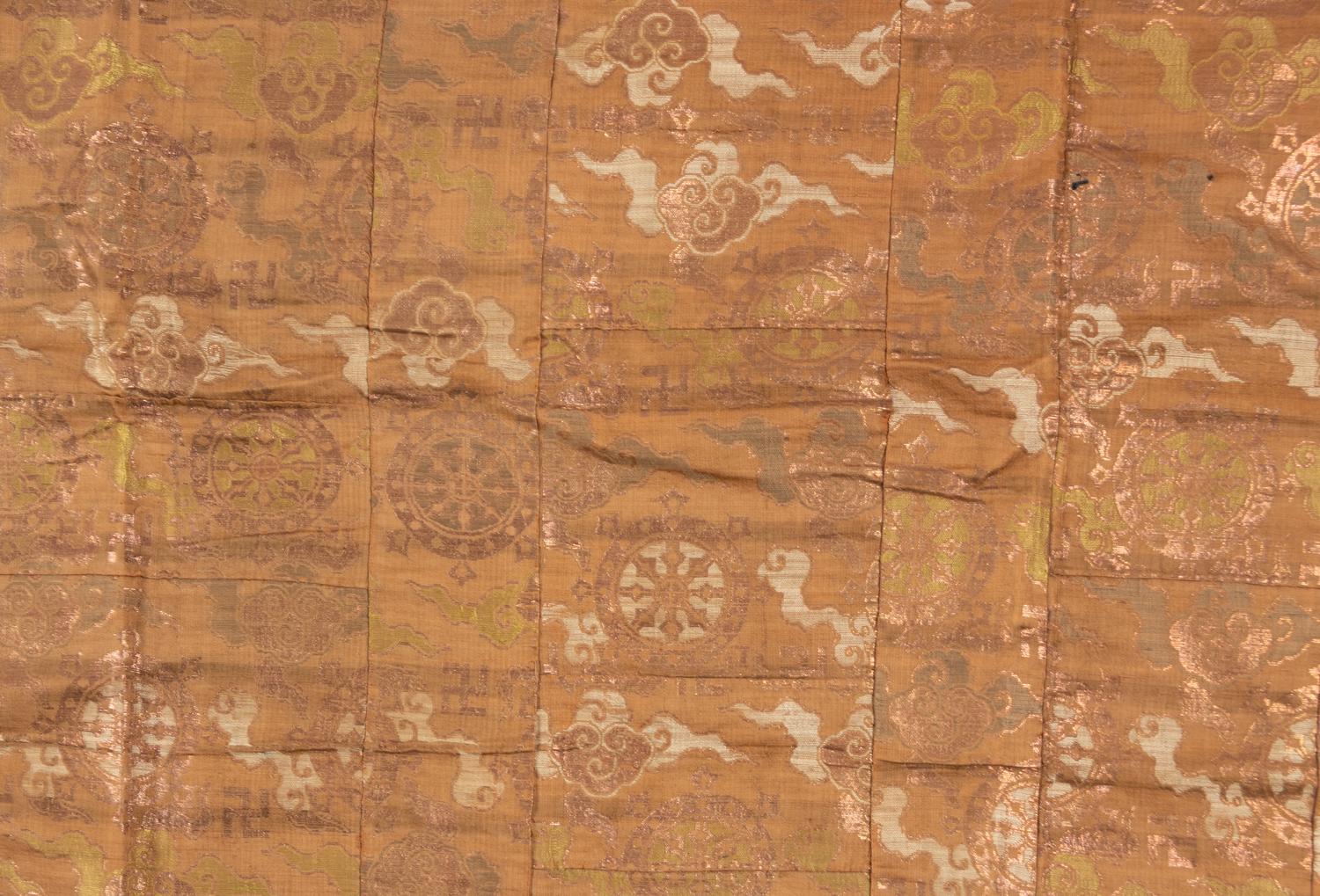 Two Embroidered Silk Priest Robes