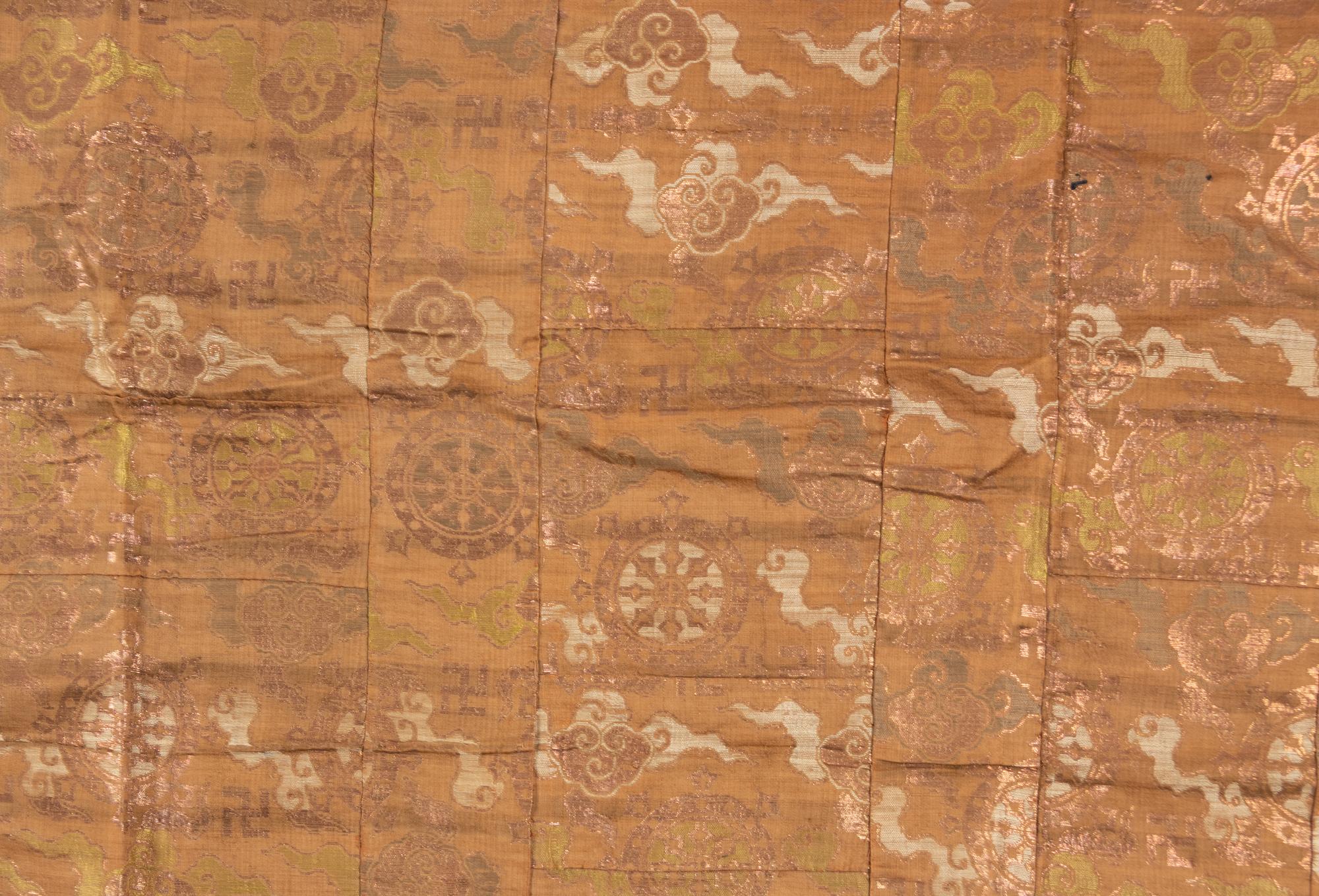 Two Embroidered Silk Priest Robes