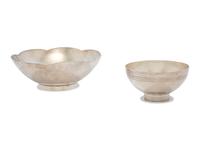 Two Tiffany and Co. Silver Footed Bowls