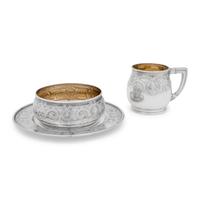 An American Silver Three-Piece Child's Set