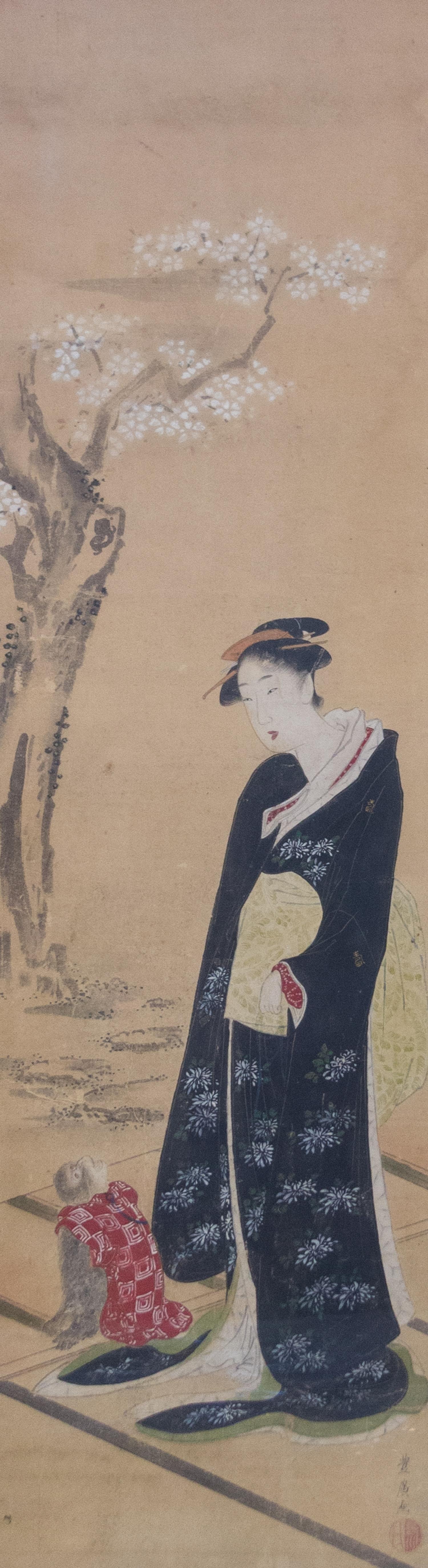 A Japanese Scroll Painting