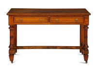 An English Arts and Crafts Style Stained Oak Writing Desk