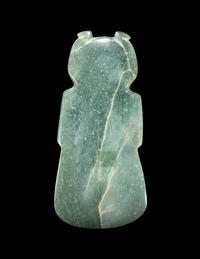 A Costa Rican Jade Owl Celt Pendant