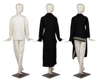 Two Yohji Yamamoto Long Jackets with Thierry Mugler Ensemble, 1980-90s