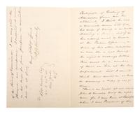 [CIVIL WAR - NAVY]. A group of 9 documents related to Robert Coster and his efforts to confirm the identity of the man who lashed Rear Admiral David G. Farragut to the rigging of the Hartford at the Battle of Mobile Bay.