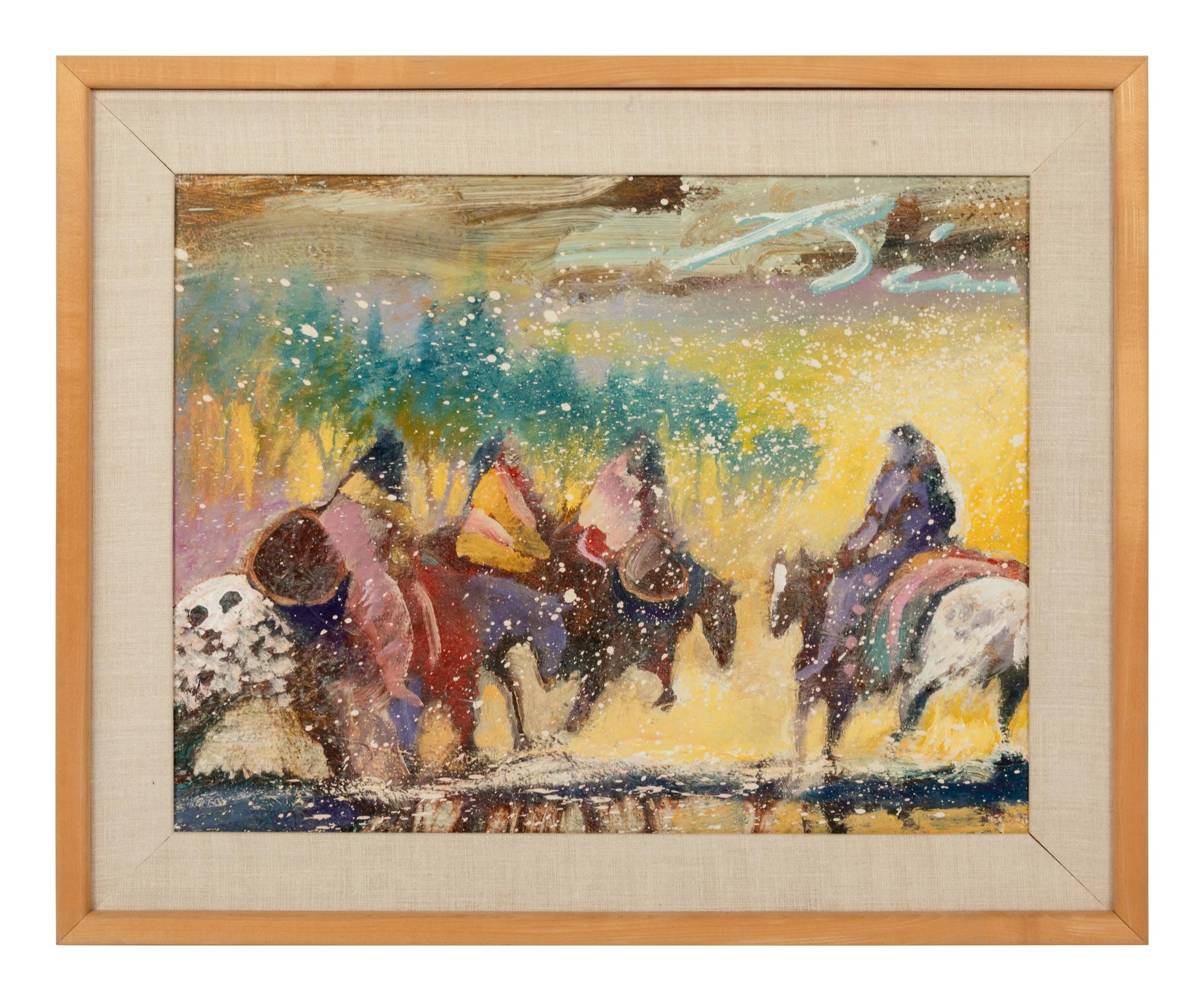 Watering the Horses in the Spring