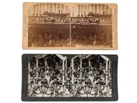 [EARLY PHOTOGRAPHY]. A group of approx. 95 stereoviews highlighted by images of US presidents, views in and around Washington, DC and Mount Vernon, and African American and female subjects.
