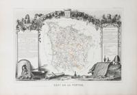 A Collection of Twelve French Engravings, 19TH CENTURY, comprising maps of wine-producing regions from Atlas National Illustre, unframe