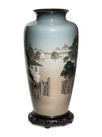 A Pair of Large Japanese Presentation Cloisonné Vases