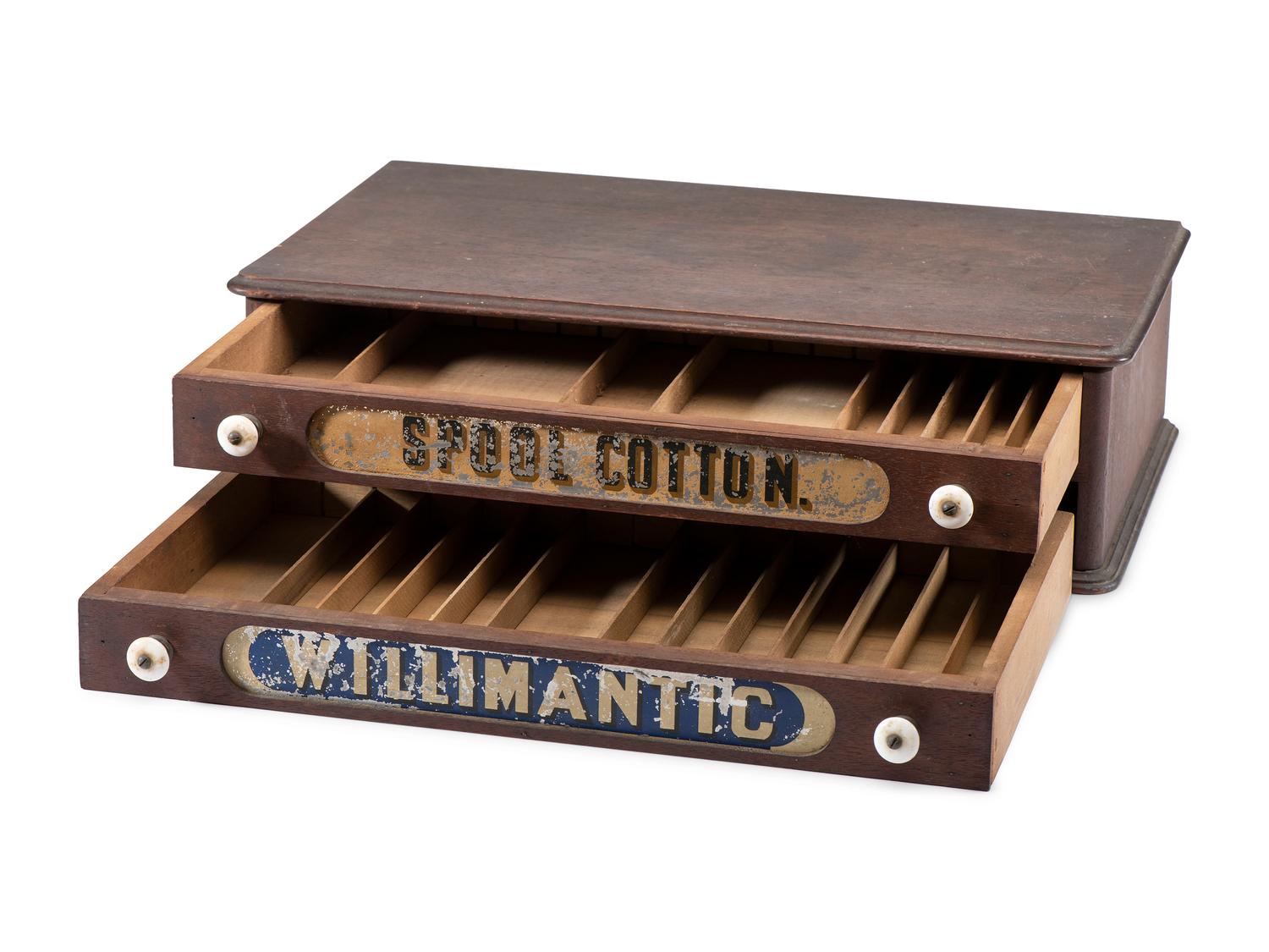 A Willimantic Spool Cabinet