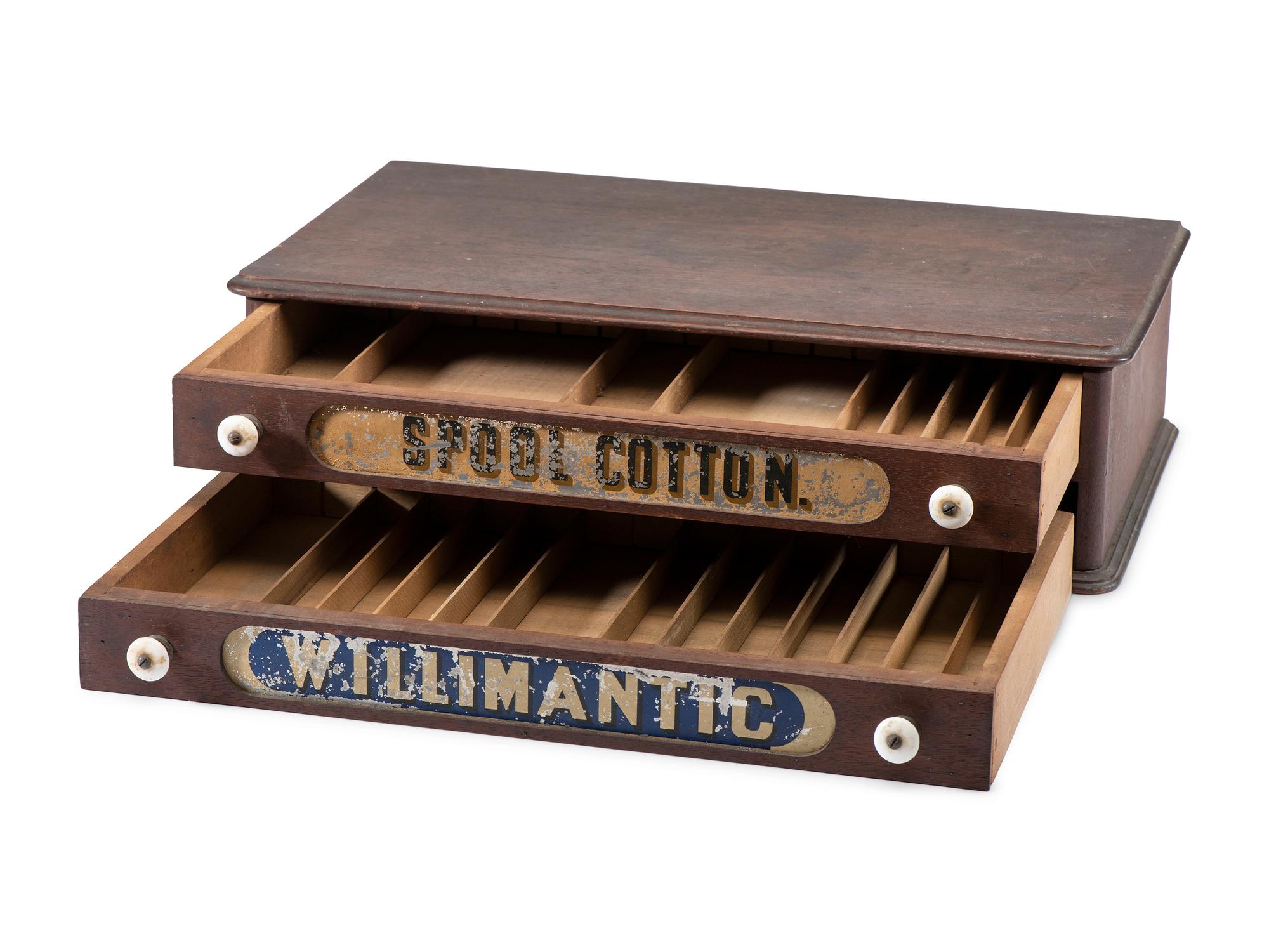 A Willimantic Spool Cabinet