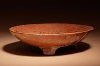 A Maya Terracotta Tripod Plate