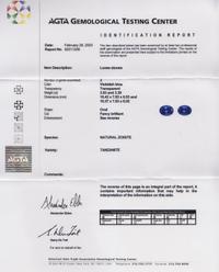 A Pair of Platinum, Tanzanite and Diamond Earclips, Van Cleef & Arpels, 6.30 dwts.