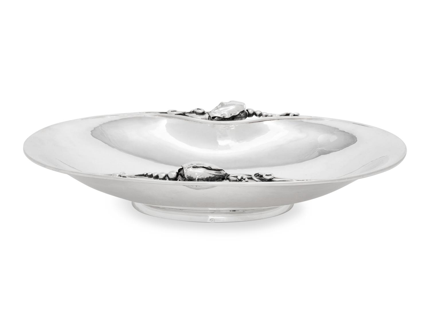 A Georg Jensen Blossom Silver Bowl